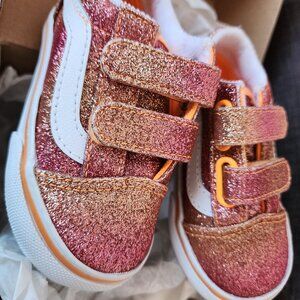 Vans infant toddler girl size 4.5 sneaker NIB
